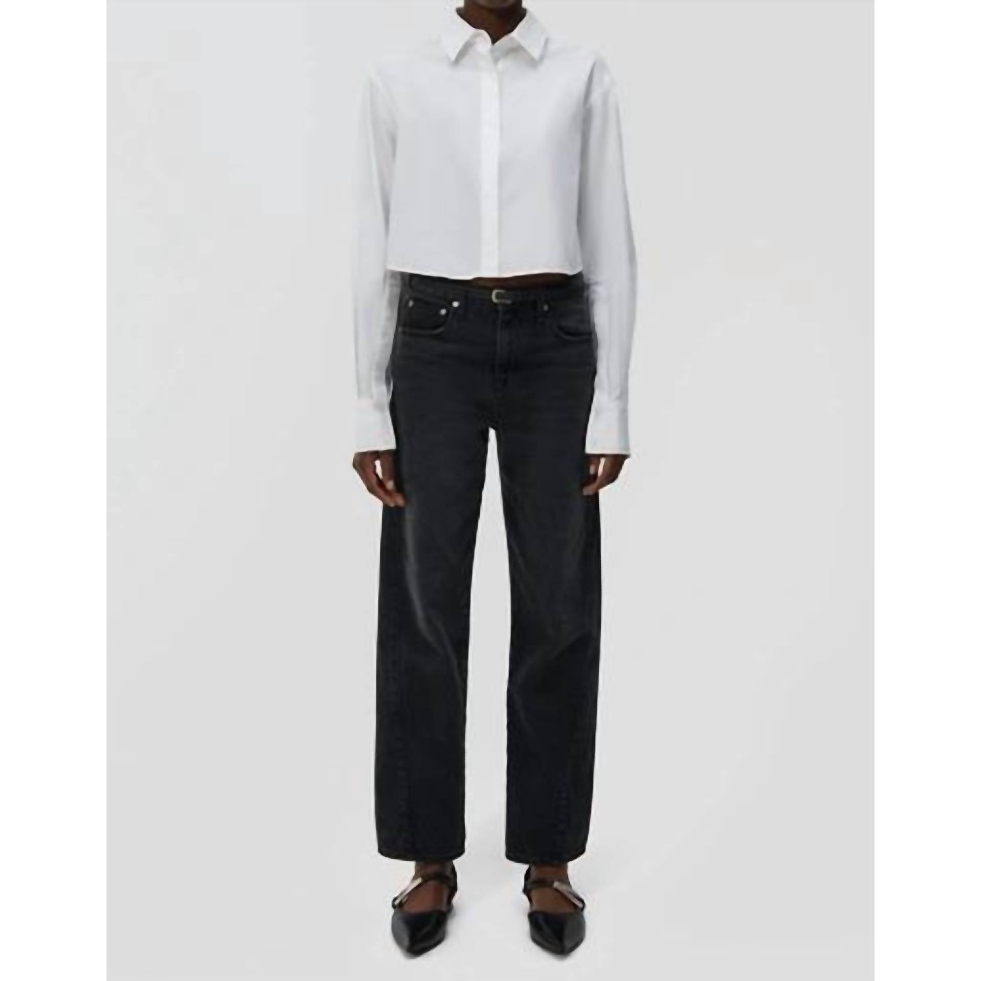 New Simkhai Sawyer High Rise Wide Leg Jeans In Madiera Wash